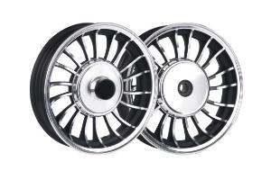 Llanta frontal/posterior de motocicleta radial de aleación, 10''×2.15''