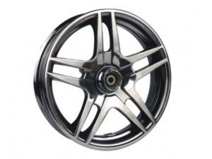 Llanta de motocarro de aleación fundida negra 10''×2.15''